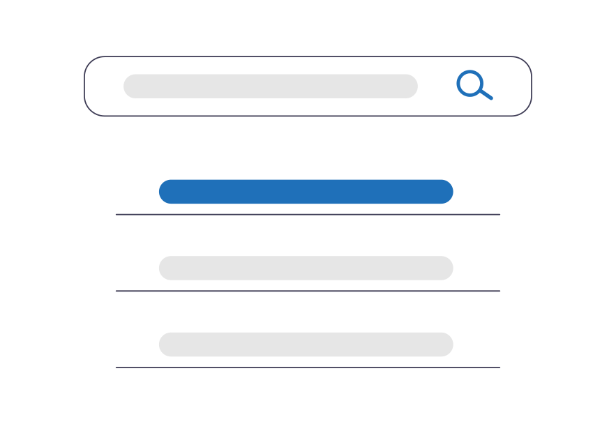 illustration of a search bar
